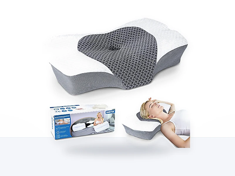 SAHEYER Almohada cervical de espuma viscoelástica, para cuello