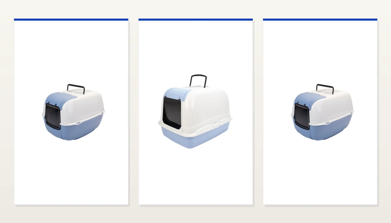 Areneros: espacio para el gato y acceso de limpieza