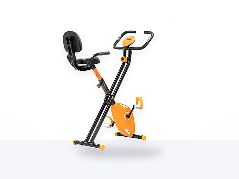 CITYSPORTS Bicicleta Estática Plegable con Respaldo