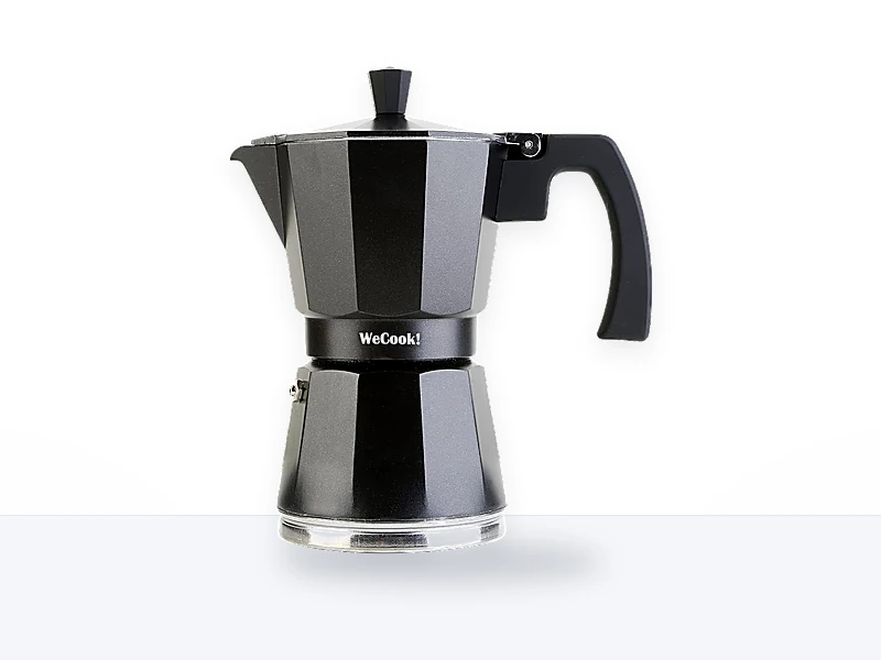 WECOOK! Luccia Cafetera Italiana, Inducción, Aluminio, Express