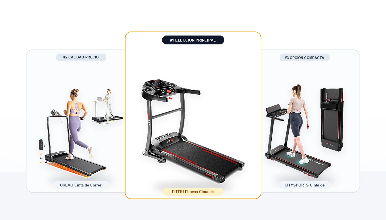 Cintas de correr plegables y Walking Pads para casa: motor en CV, ancho de banda (40–48 cm) y amortiguación