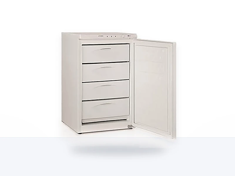 MBH - Congelador vertical profesional pequeño con 4 cajones para
