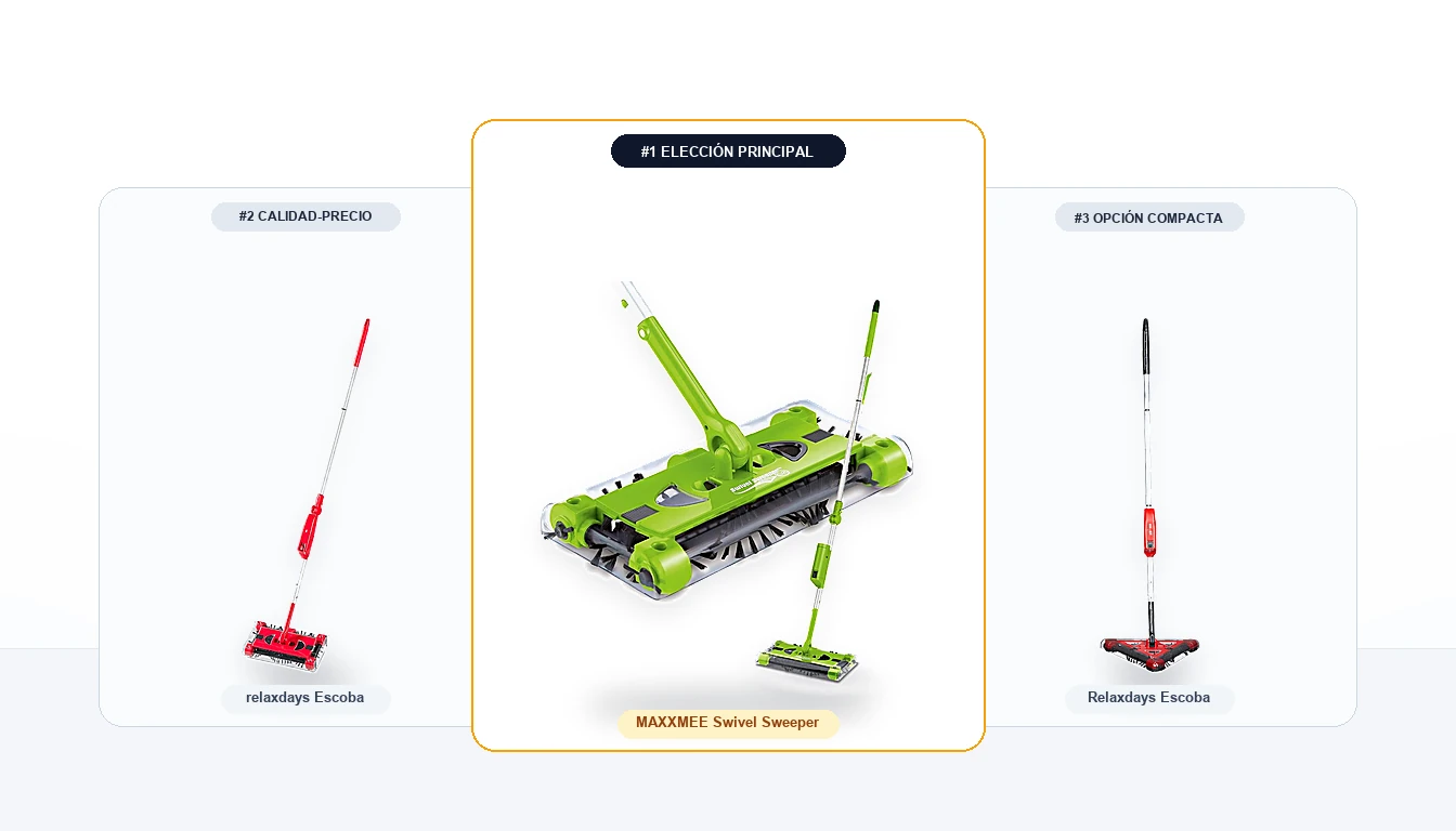 Comparativa en estudio de 3 modelos de Aspiradoras sin cable