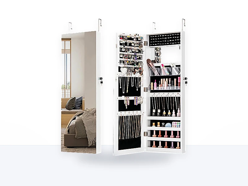 COSTWAY Espejo Joyero de Pared