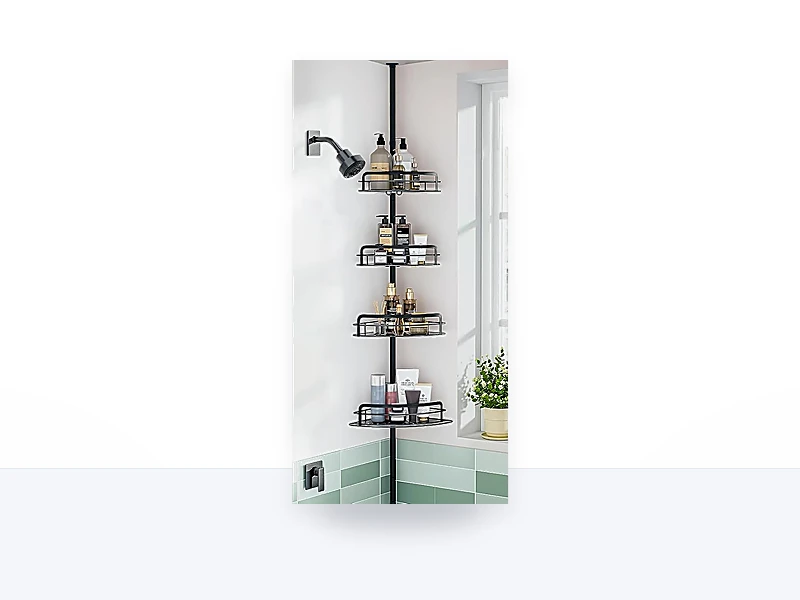 Organizadores de baño: acceso, limpieza y humedad