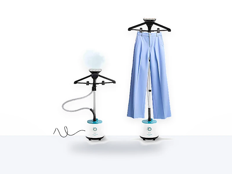 SOGO Plancha Vertical Vapor para Ropa con Perchero y Estante