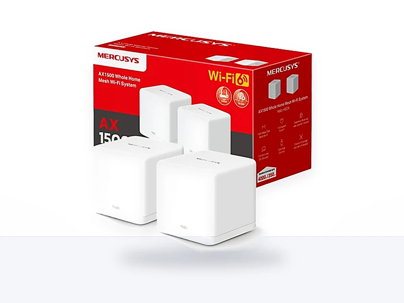 MERCUSYS WiFi 6 Mesh, Sistema WiFi 6 de Malla para Todo el Hogar