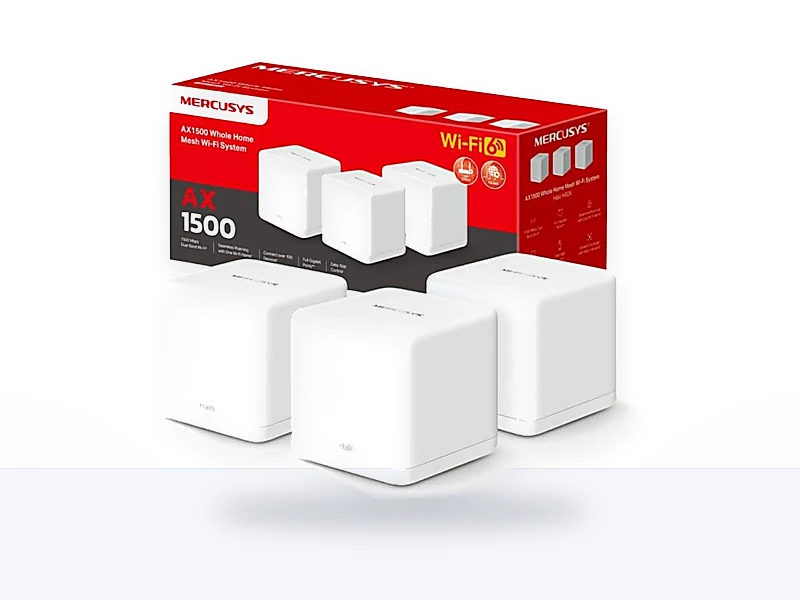 MERCUSYS WiFi 6 Mesh, Sistema WiFi 6 de Malla para Todo el Hogar