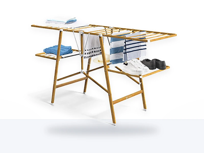 VOUNOT® Tendedero de Ropa Plegable, para Interior