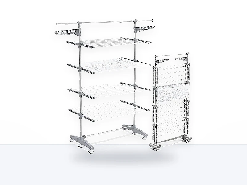 VOUNOT Tendedero Vertical Plegable, Tendedores de Ropa Tipo Torre
