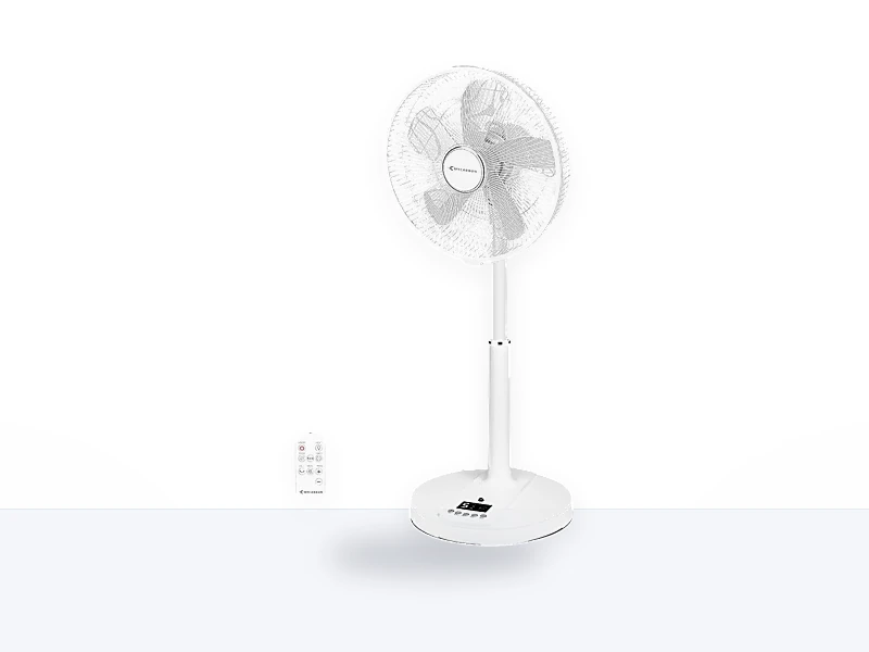 4UMOR Ventilador de Pie Silencioso 20dB, ECO, Motor DC 24W