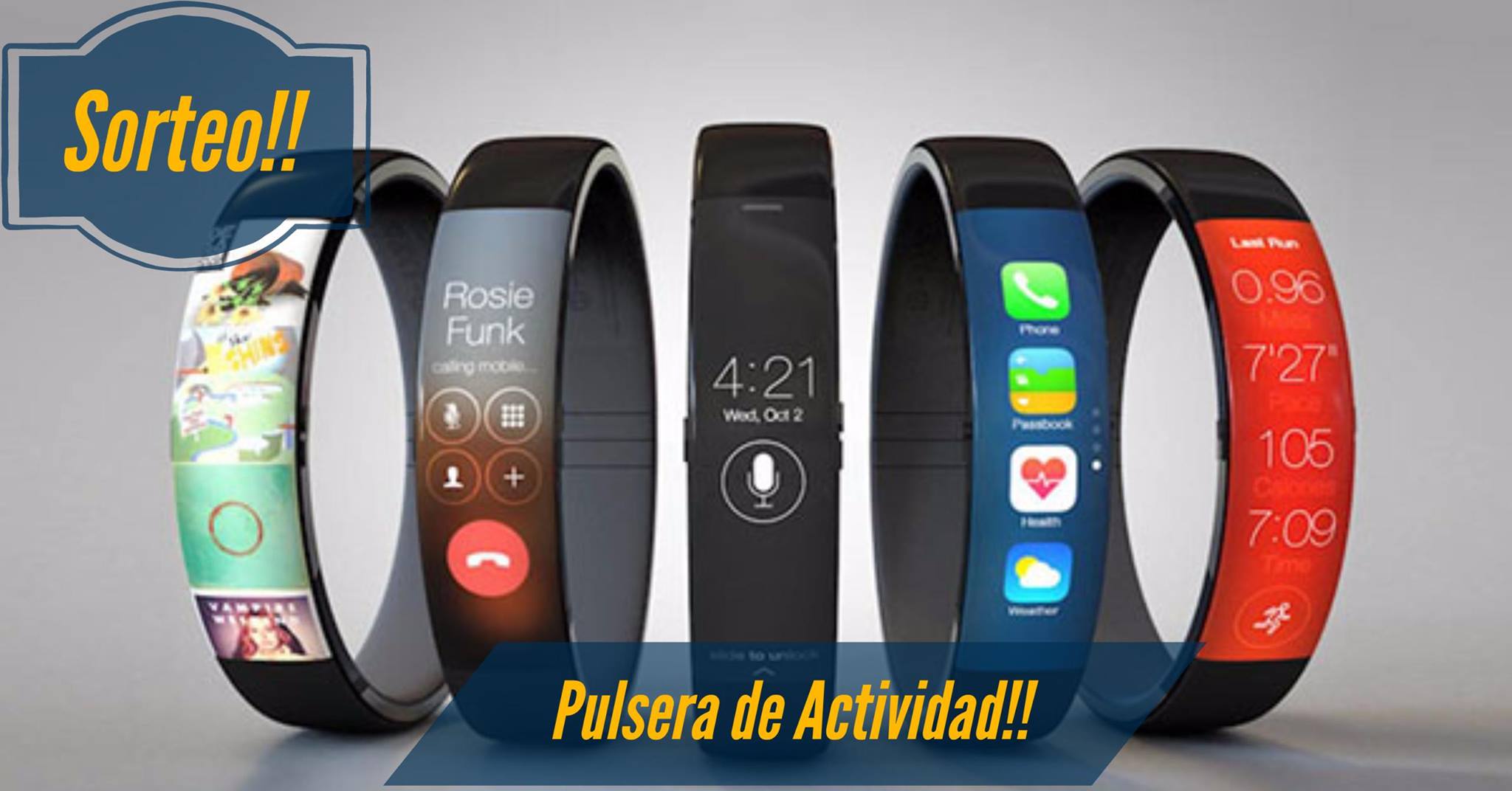 Opciones principales de Reloj con brujula